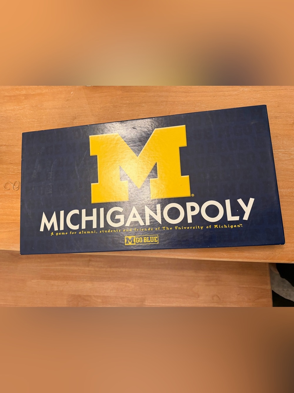 University of Michigan Monopoly Board Game Complete Set Wolverines Go Blue